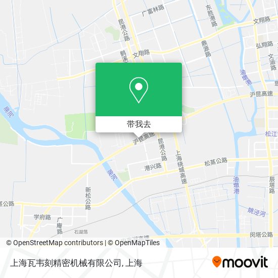 上海瓦韦刻精密机械有限公司地图