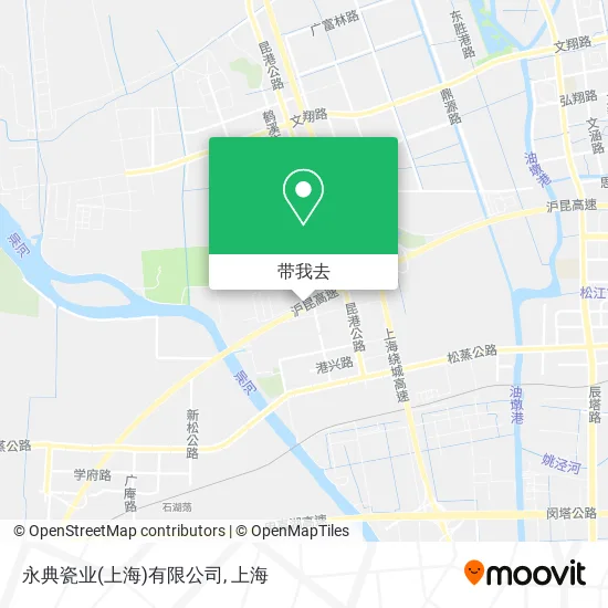 永典瓷业(上海)有限公司地图