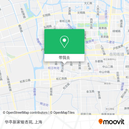 华亭新家银杏苑地图