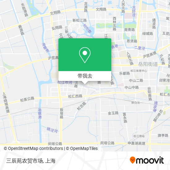 三辰苑农贸市场地图