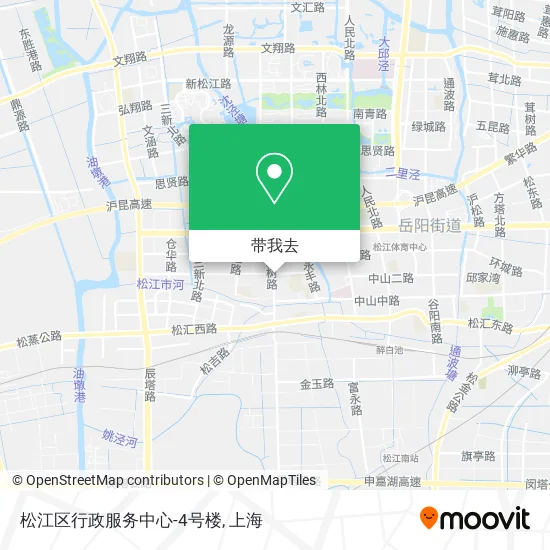 松江区行政服务中心-4号楼地图