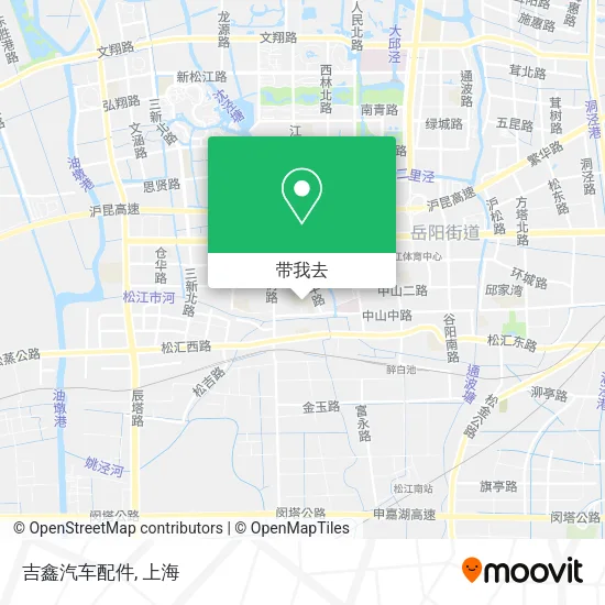 吉鑫汽车配件地图