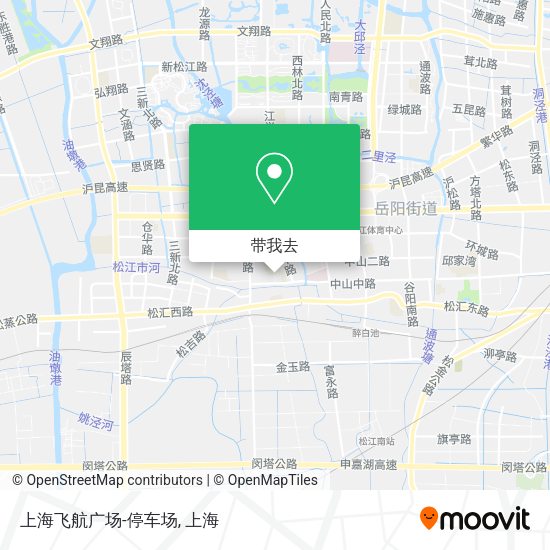 上海飞航广场-停车场地图