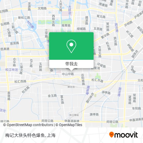 梅记大块头特色爆鱼地图