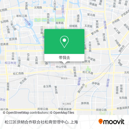松江区供销合作联合社松商管理中心地图