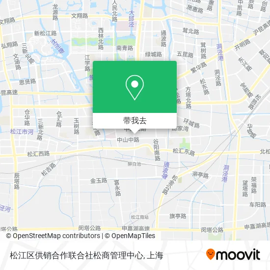 松江区供销合作联合社松商管理中心地图