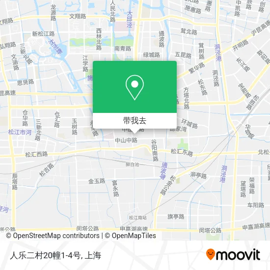 人乐二村20幢1-4号地图