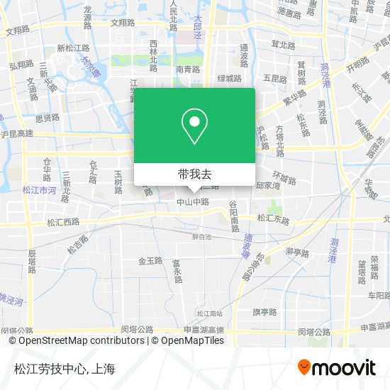 松江劳技中心地图