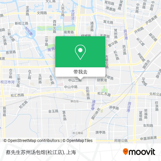 蔡先生苏州汤包馆(松江店)地图