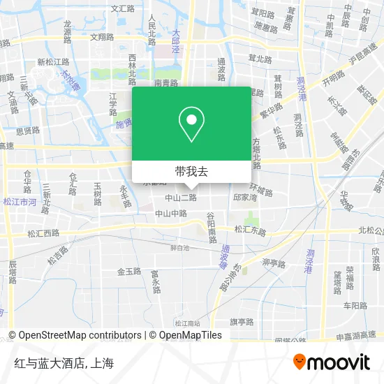 红与蓝大酒店地图