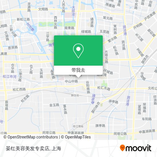 晏红美容美发专卖店地图