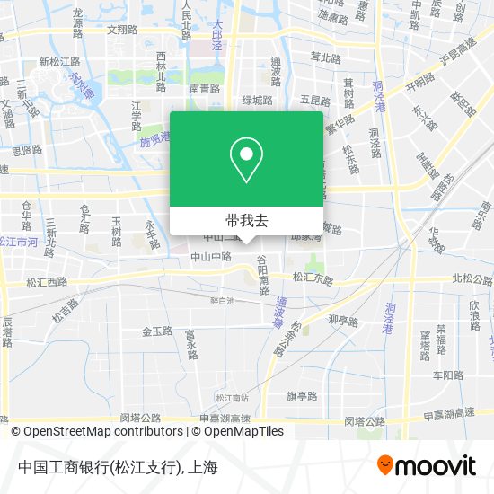中国工商银行(松江支行)地图
