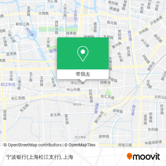 宁波银行(上海松江支行)地图