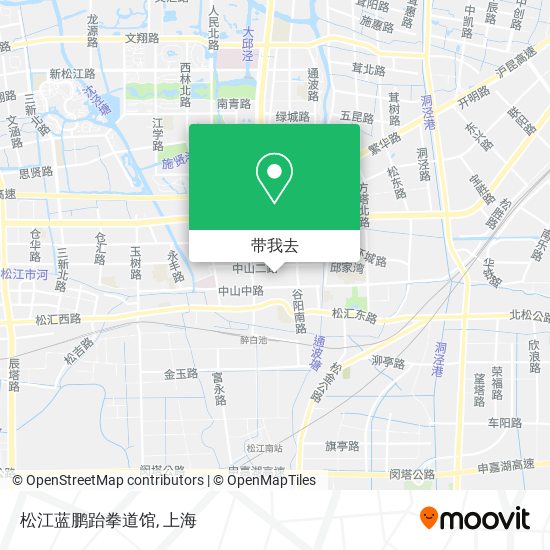 松江蓝鹏跆拳道馆地图