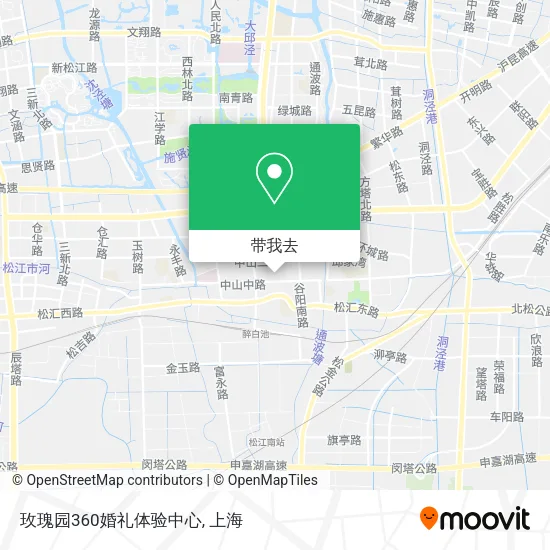玫瑰园360婚礼体验中心地图