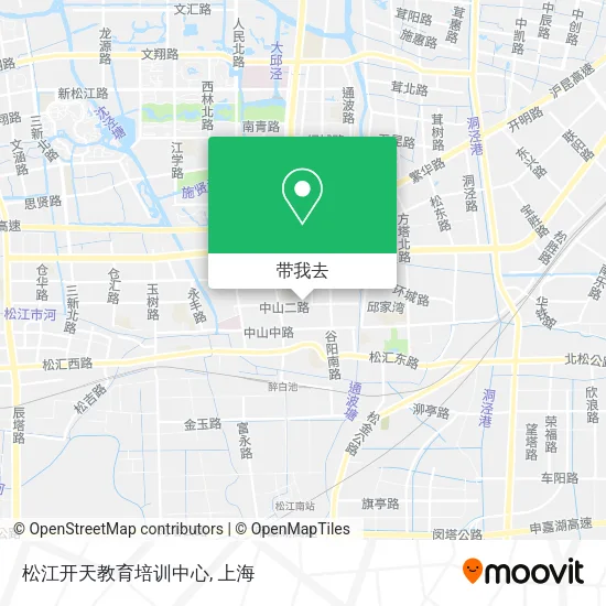 松江开天教育培训中心地图