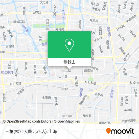 三枪(松江人民北路店)地图