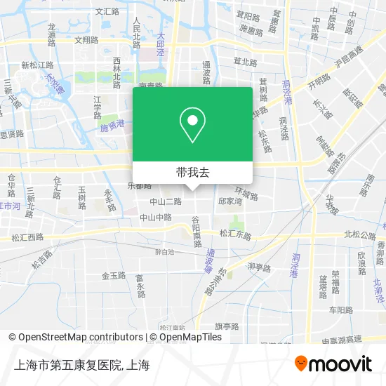 上海市第五康复医院地图