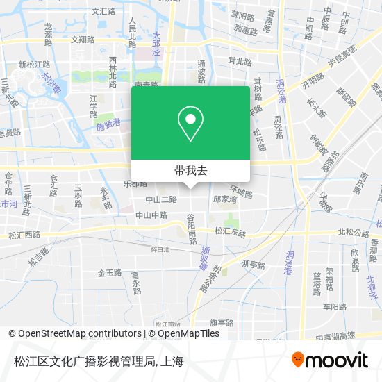 松江区文化广播影视管理局地图