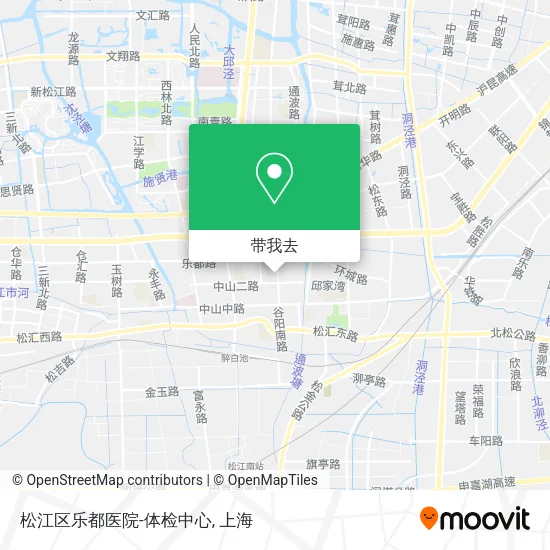 松江区乐都医院-体检中心地图