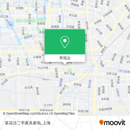 菜花泾二手家具家电地图