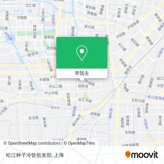 松江种子冷饮批发部地图