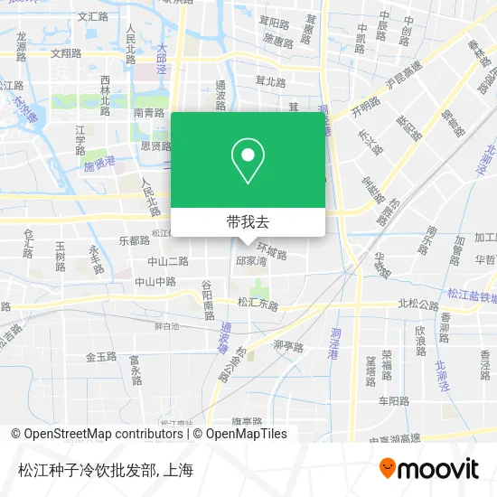 松江种子冷饮批发部地图