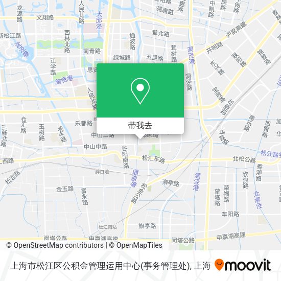 上海市松江区公积金管理运用中心(事务管理处)地图