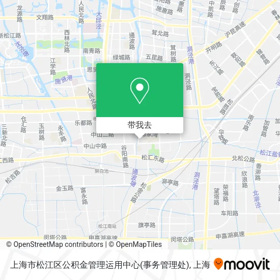 上海市松江区公积金管理运用中心(事务管理处)地图