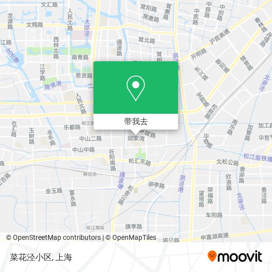菜花泾小区地图