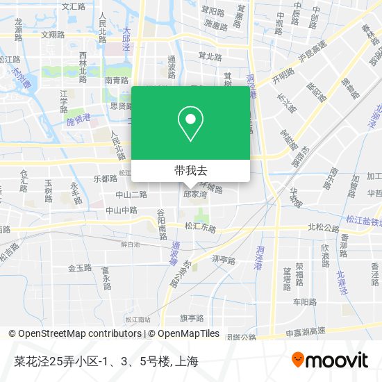 菜花泾25弄小区-1、3、5号楼地图