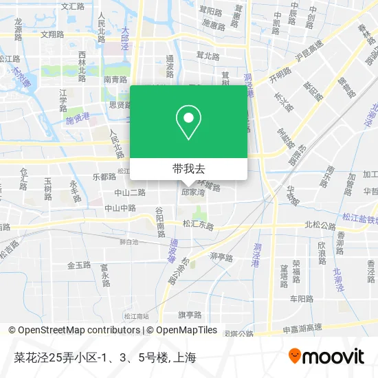 菜花泾25弄小区-1、3、5号楼地图
