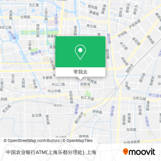 中国农业银行ATM(上海乐都分理处)地图