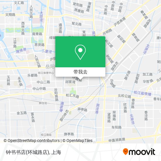 钟书书店(环城路店)地图