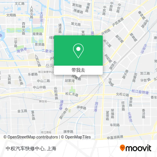 中权汽车快修中心地图