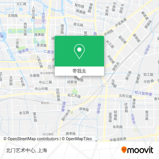 北门艺术中心地图