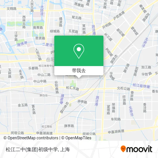 松江二中(集团)初级中学地图