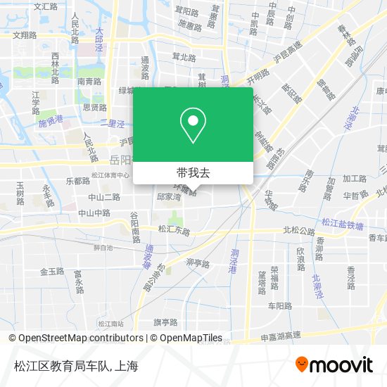 松江区教育局车队地图
