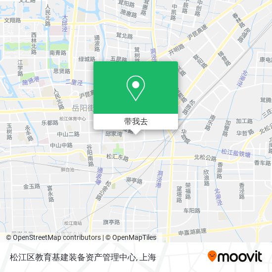 松江区教育基建装备资产管理中心地图