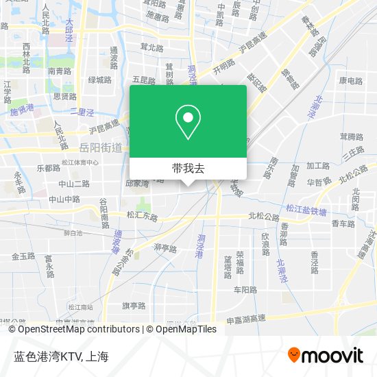 蓝色港湾KTV地图