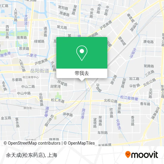 余天成(松东药店)地图