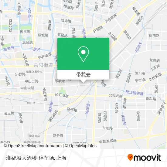 潮福城大酒楼-停车场地图