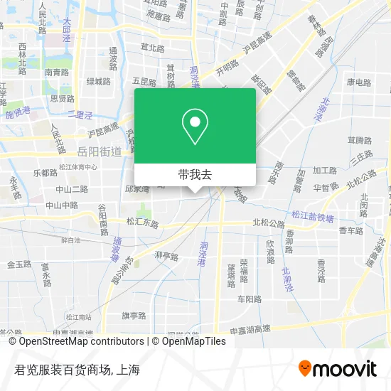 君览服装百货商场地图