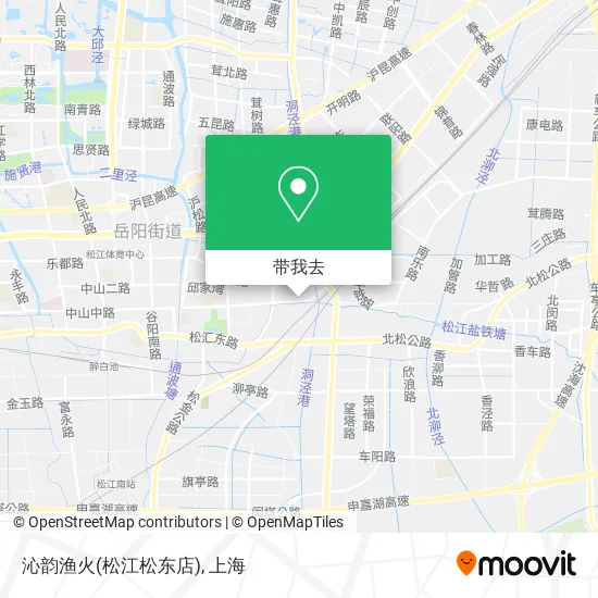 沁韵渔火(松江松东店)地图