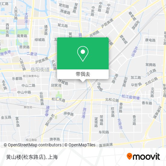 黄山楼(松东路店)地图