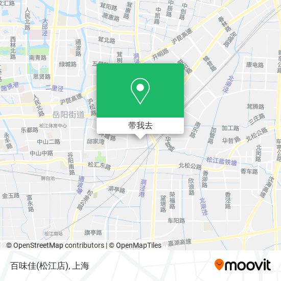 百味佳(松江店)地图