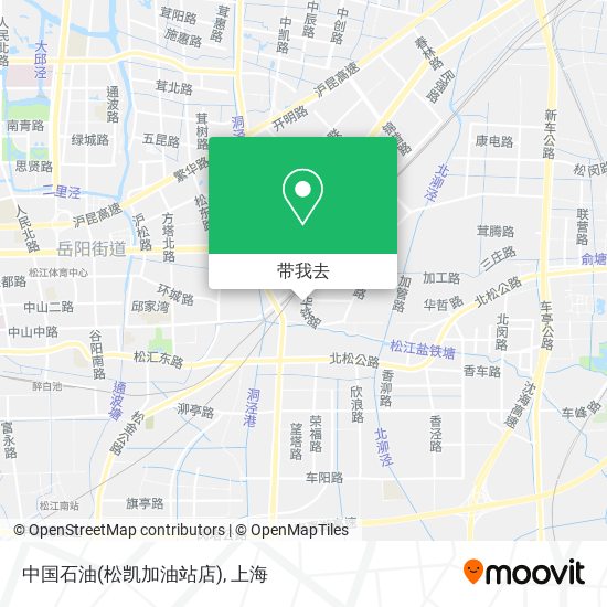 中国石油(松凯加油站店)地图