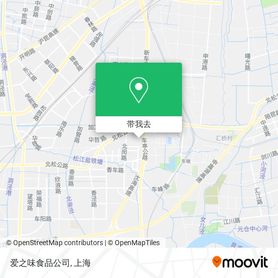 爱之味食品公司地图