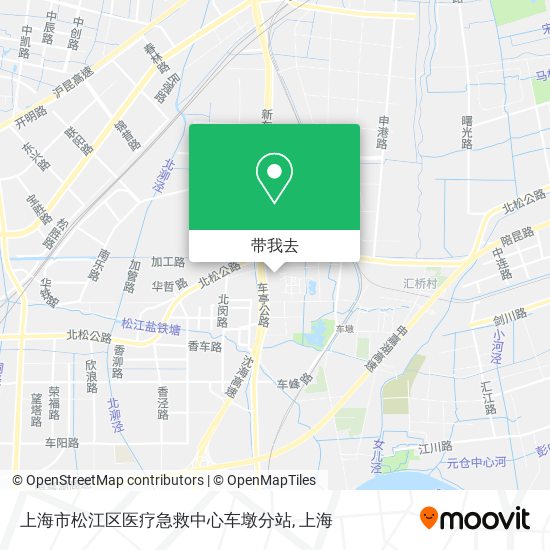 上海市松江区医疗急救中心车墩分站地图