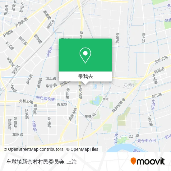 车墩镇新余村村民委员会地图